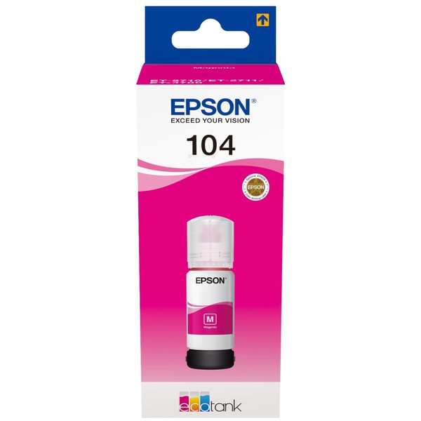 Original Epson C13T00P340 / 104 Tintenpatrone magenta 70 ml 7.500 Seiten