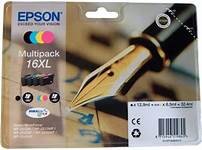 Original Epson C13T16364010 / 16XL Tinte MultiPack Bk,C,M,Y XL 12,9ml + 3x 6,5ml