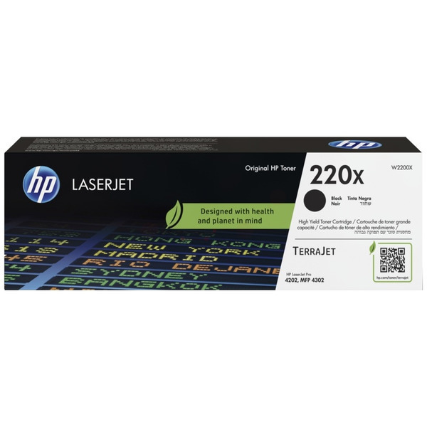 Original HP W2200X / 220X Toner black High-Capacity 7.500 Seiten