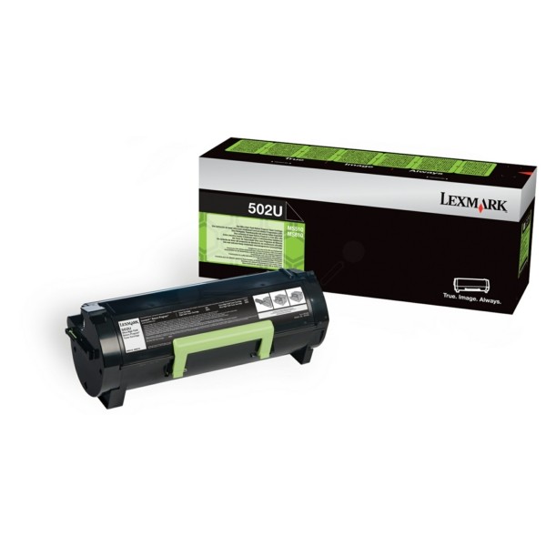 NEUOriginal Lexmark 50F2U0R / 502U Toner black ultra High-Capacity recycelt 20.000 Seiten