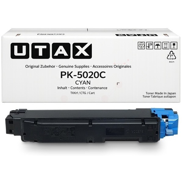 NEUOriginal Utax 1T02YJCUT0 / PK-5020C Toner cyan 5.000 Seiten