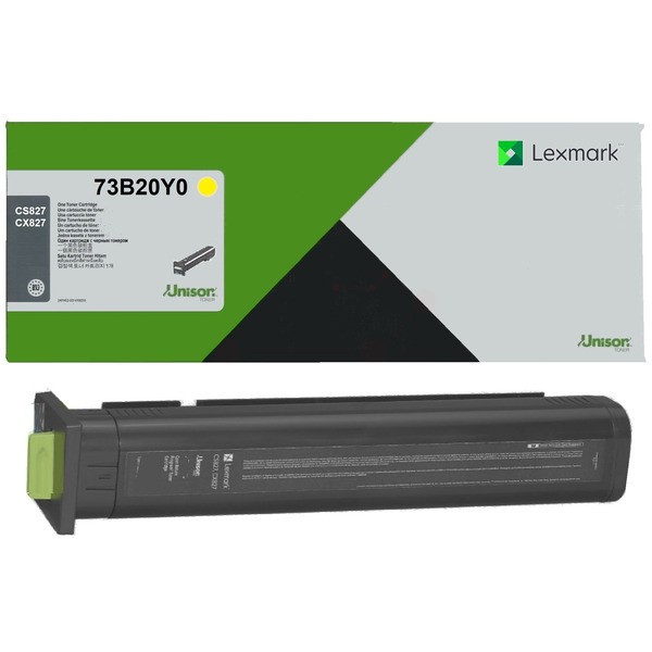 Original Lexmark 73B20Y0 Toner yellow return program 15.000 Seiten