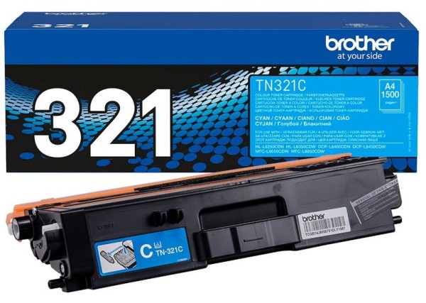 Original Brother TN-321C Toner cyan 1.500 Seiten