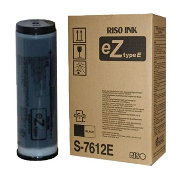 Original Riso S8113E Tinte schwarz Doppelpack 1000 ml