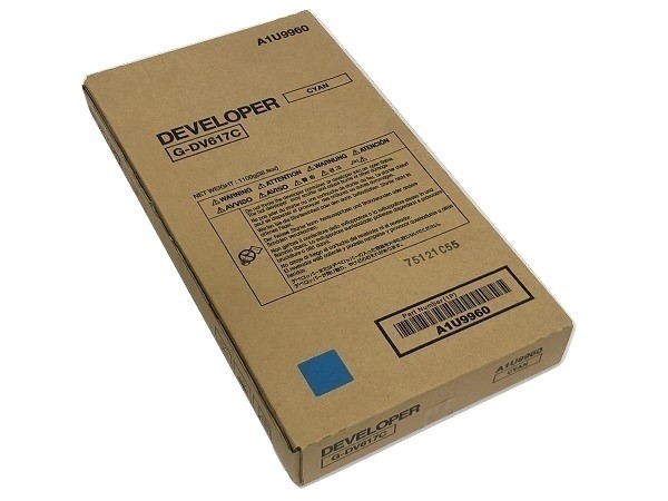 Original Konica Minolta A1U9960 / G-DV617C Entwickler cyan 300.000 Seiten