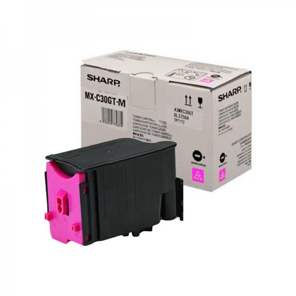 Original Sharp MX-C30GTM Toner magenta 6.000 Seiten