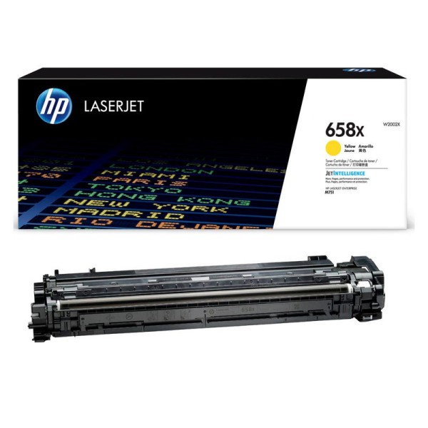 Original HP W2002X / 658X Toner yellow 28.000 Seiten