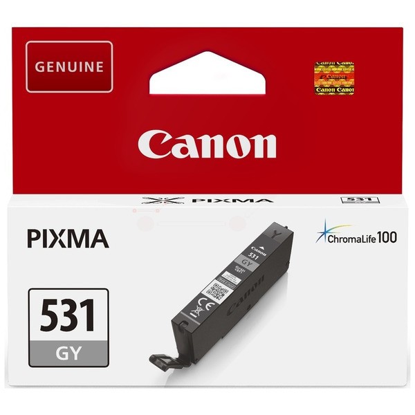 NEUOriginal Canon 6122C001 / CLI-531 GY Tinte gray 8,2 ml 324 Seiten