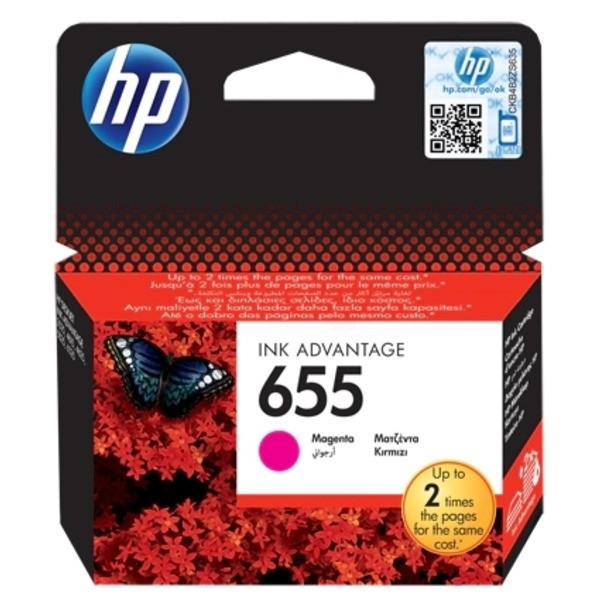 Original HP CZ111AE / 655 Druckkopfpatrone magenta 600 Seiten