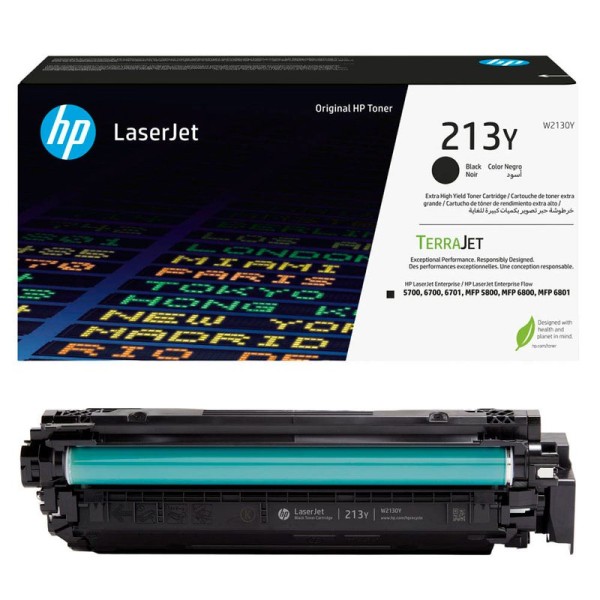 Original HP W2130Y / 213Y Toner black extra High-Capacity 18.000 Seiten