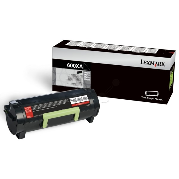 Original Lexmark 60F0XA0 / 600XA Toner-Kit schwarz 20.000 Seiten