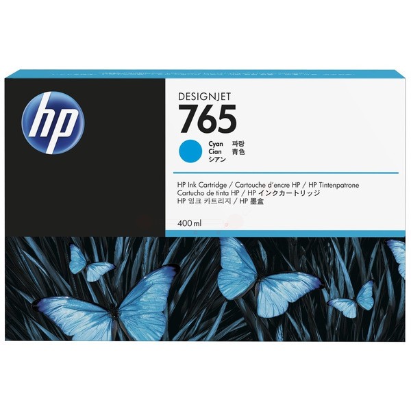 Original HP F9J52A / 765 Tinte cyan 400 ml