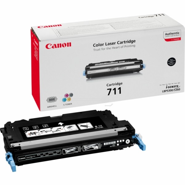 Original Canon 1660B002 / 711BK Tonerkartusche schwarz 6.000 Seiten