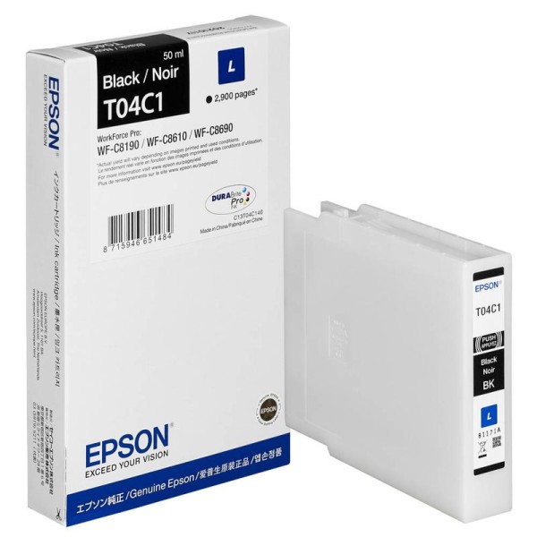 Original Epson C13T04C14N / C13T04C140 Tinte black 50 ml 2.900 Seiten