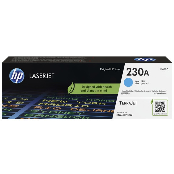 Original HP W2301A / 230A Toner cyan 1.800 Seiten