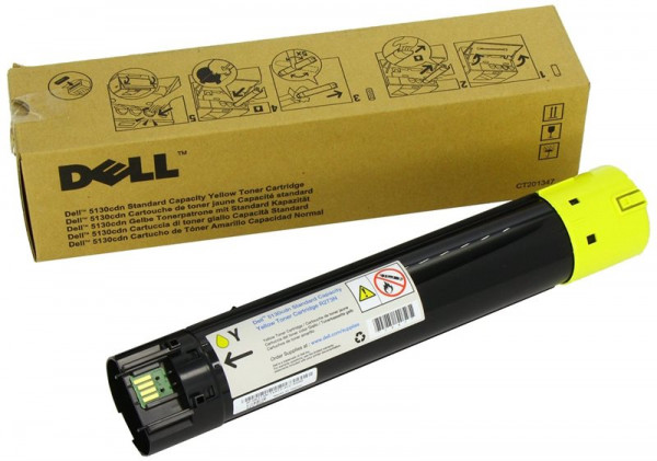 Original Dell 593-10924 / F916R Toner yellow 12.000 Seiten