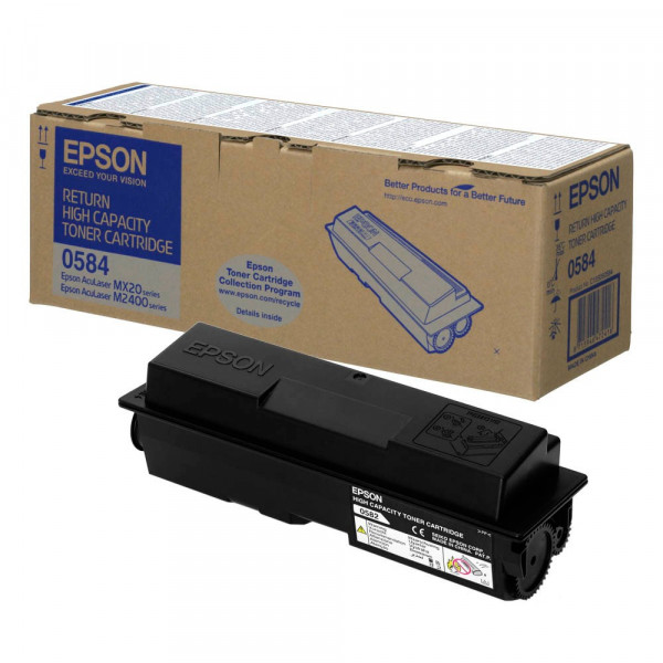 Original Epson C13S050584 / S050584 Toner black 8.000 Seiten