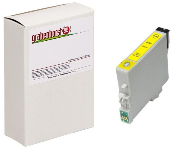 Alternativ Epson C13T06144010 / T0614 Tinte yellow 370 Seiten