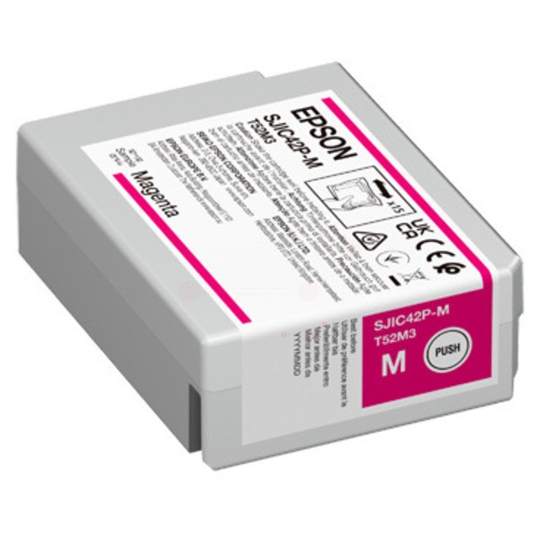 Original Epson C13T52M340 / SJIC-42-P-M Tinte magenta 50 ml