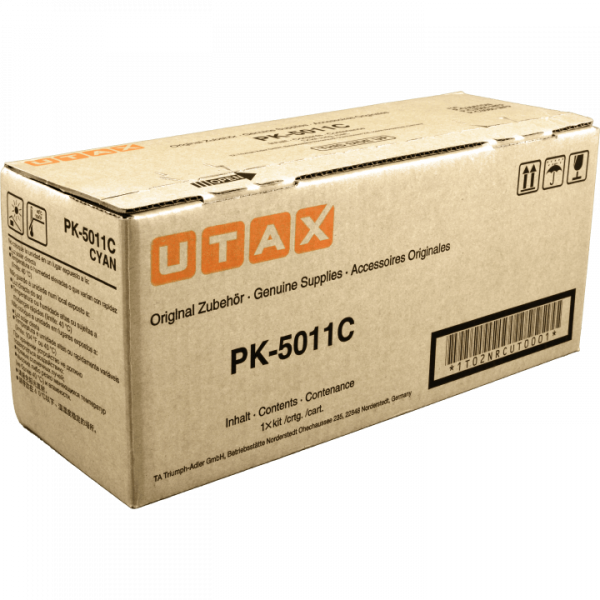 Original Utax 1T02NRCUT0 / PK-5011C Toner cyan 5.000 Seiten