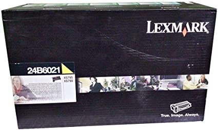 Original Lexmark 24B6021 Toner yellow 18.000 Seiten