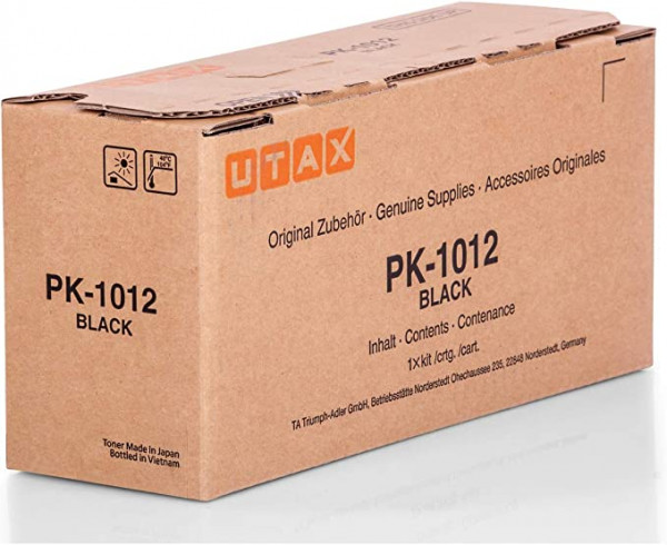 Original Utax 1T02S50UT0 / PK-1012 Toner black 7.500 Seiten