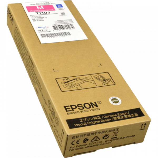 Original Epson C13T11D340 Tinte magenta XL 5.000 Seiten