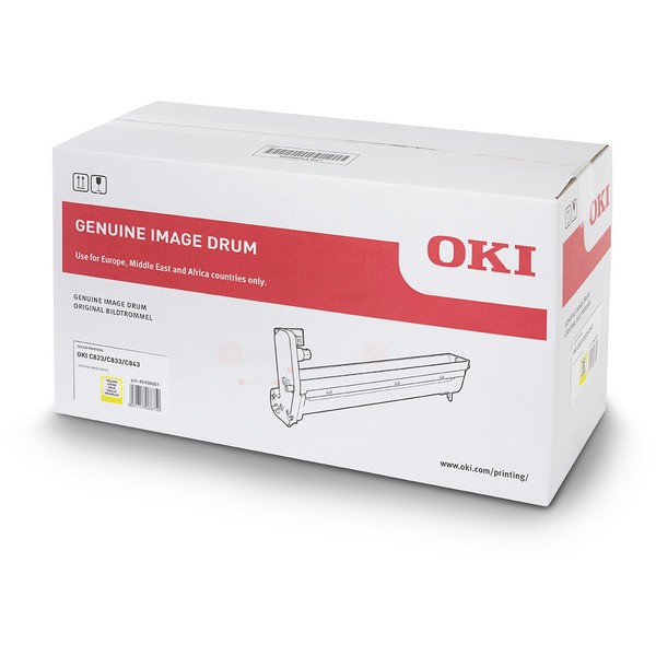 Original OKI 46438001 Drum Kit gelb 30.000 Seiten