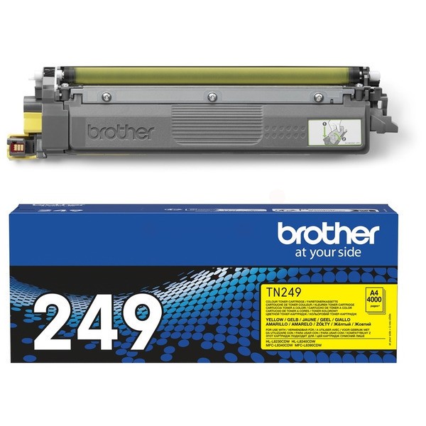 Original Brother TN-249Y Toner yellow extra High-Capacity 4.000 Seiten