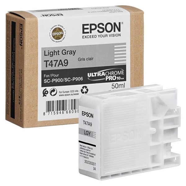 Original Epson C13T47A900 / T47A9 Tinte photo gray 50 ml