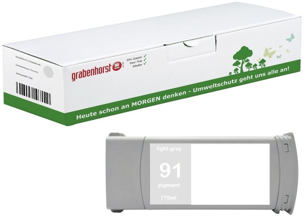 Alternativ HP C9466A / 91 Tinte light gray