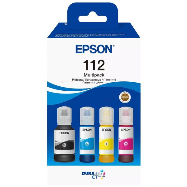 NEUOriginal Epson C13T06C64A / 112 Tinte MultiPack Bk,C,M,Y 127ml + 3x70ml