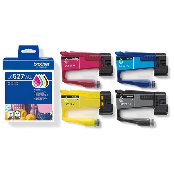 NEUOriginal Brother LC-527VAL Tinte MultiPack Bk,C,M,Y 1200pg + 3x900 pg