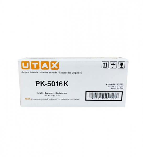 Original Utax 1T02R90UT1 / PK-5016K Toner black 1.200 Seiten