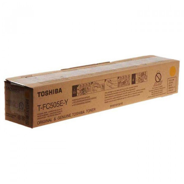 Original Toshiba 6AJ00000147 / 6AJ00000211 / T-FC505EY Toner yellow 33.600 Seiten