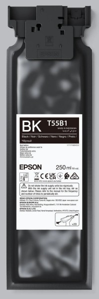 NEUOriginal Epson C13T55B100 / T55B1 Tinte black DG2 UltraChrome 250 ml