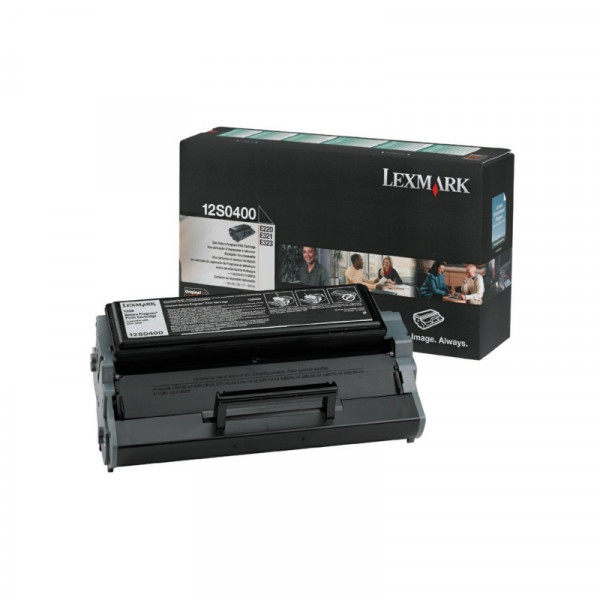 Original Lexmark 12S0400 Toner black return program 2.500 Seiten