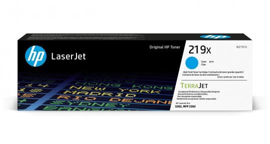 NEUOriginal HP W2191X / 219X Toner cyan High-Capacity 2.500 Seiten