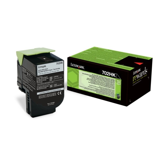 Original Lexmark 70C0X40 / 700X4 Toner-Kit gelb 4.000 Seiten