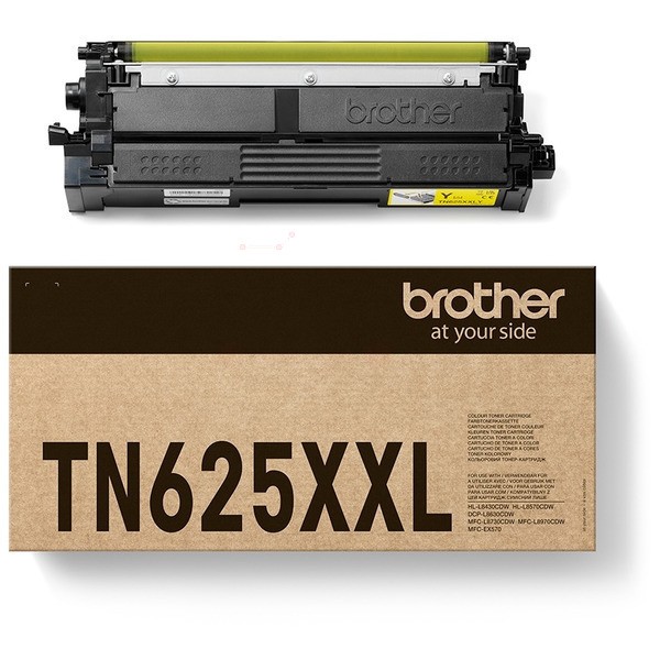 Original Brother TN-625XXLY Toner yelloe extra High-Capacity 6.500 Seiten
