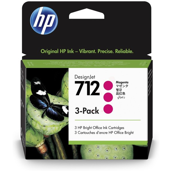 Original HP 3ED78A / 712 Tinte magenta 29 ml, VE a 3 St.