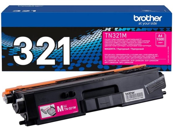 Original Brother TN-321M Toner magenta 1.500 Seiten