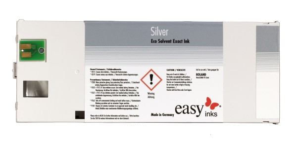 easy SS21 Solvent Tinte Silber für Mimaki JV32, JV33, JV34, JV150, JV300, CJV, 220 ml Kartusche