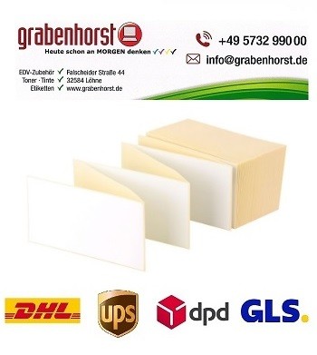 Versandetiketten, 100 x 150 mm, leporello, 2.000 Etiketten/Karton