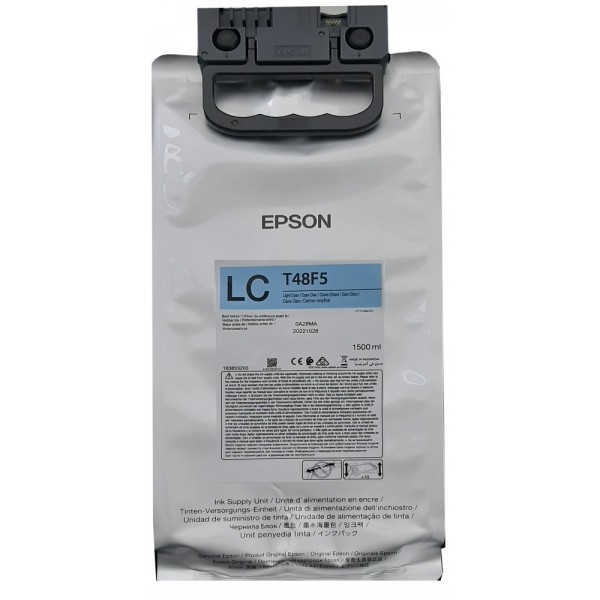 Original Epson C13T48F500 Tinte photo cyan 1500 ml