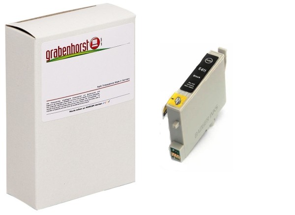 Alternativ Epson C13T06114010 / T0611 Tinte black 350 Seiten