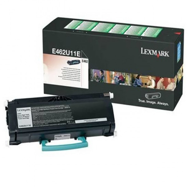 Original Lexmark E462U11E Toner black return program 18.000 Seiten