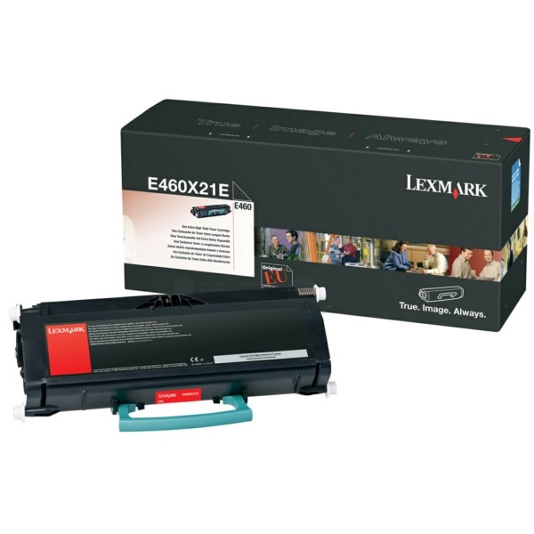 Original Lexmark E460X21E Toner schwarz 15.000 Seiten