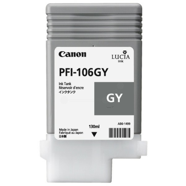Original Canon 6630B001 / PFI-106 GY Tintenpatrone grau 130 ml