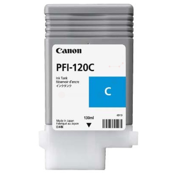 Original Canon 2886C001 / PFI-120C Tinte cyan 130 ml